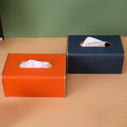 Leather Tissue Box